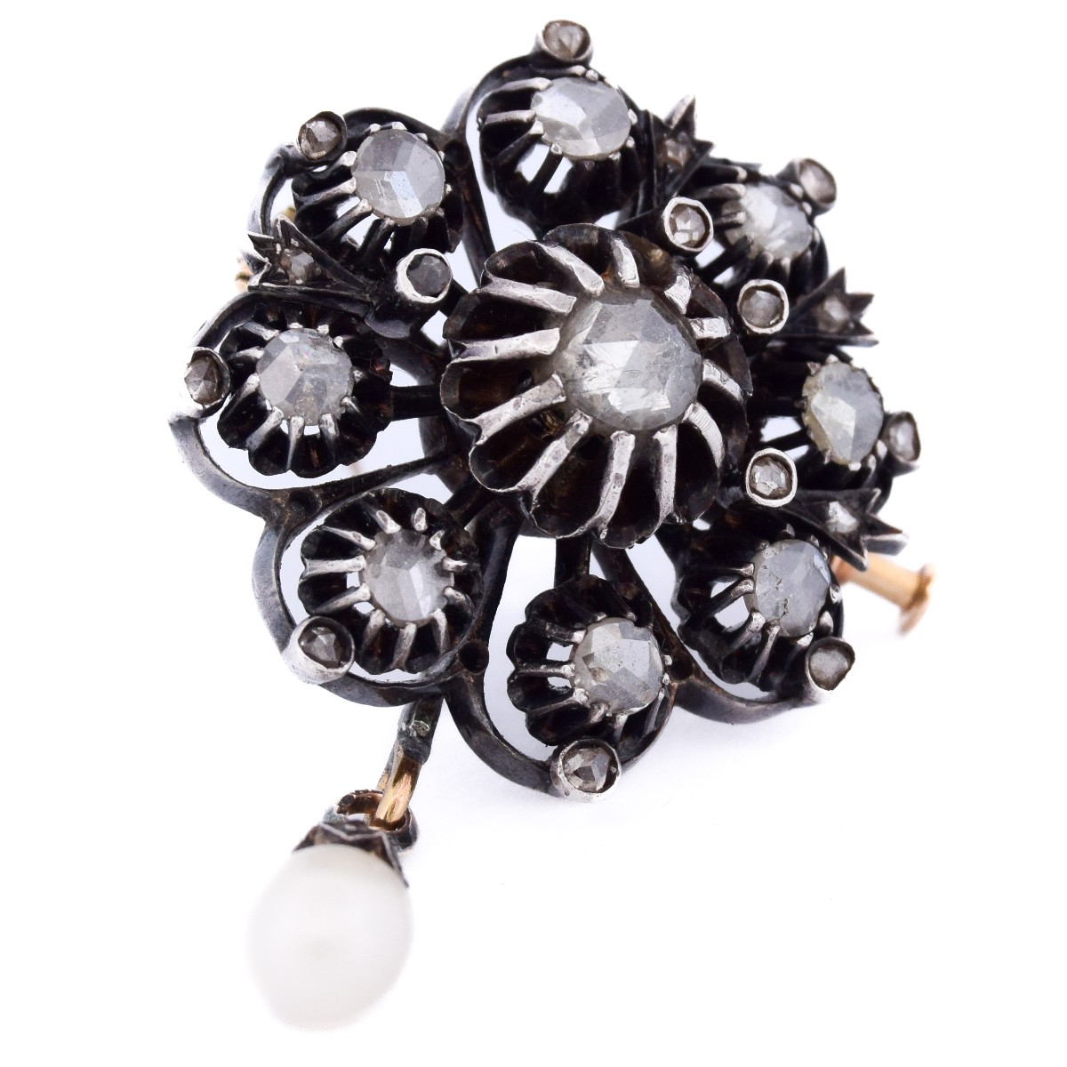 Broche victorienne diamants  SP42 116-61 (0079)