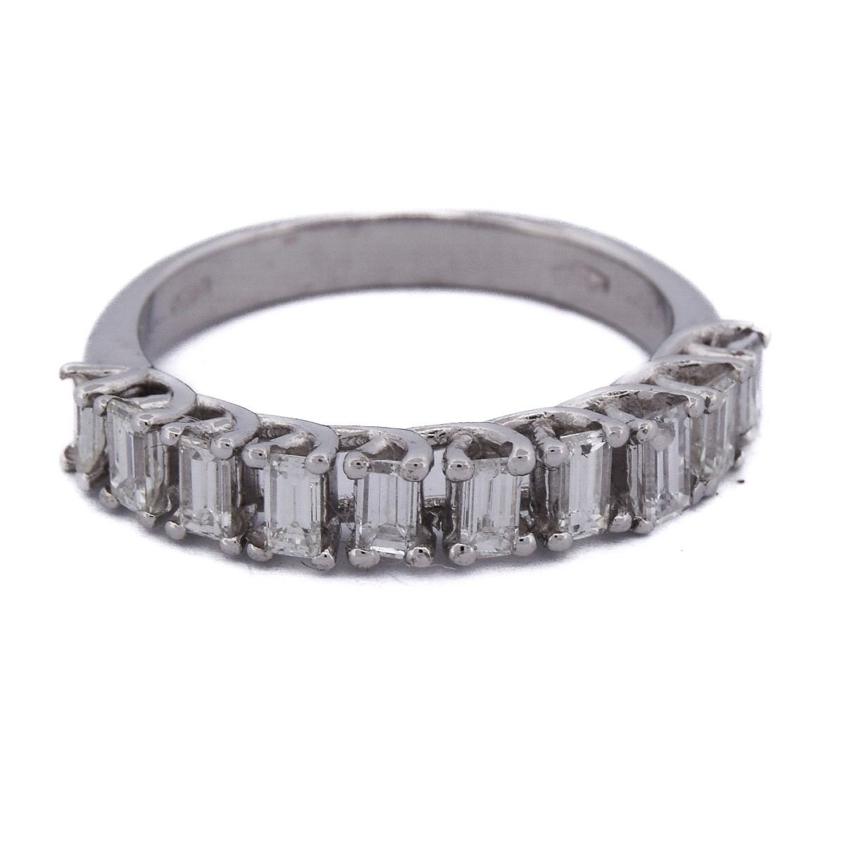 18k Gold Diamond Half Eternity Band  An362 (0079)
