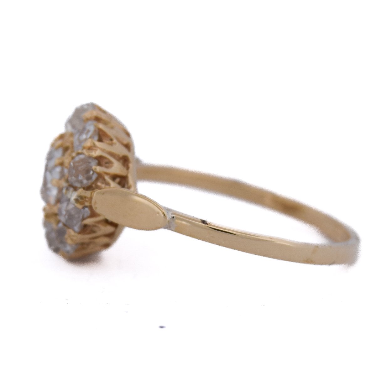 Bague Style Victorien Diamants Taille Ancienne Or 18 Carats   AN585 (00019)-photo-3