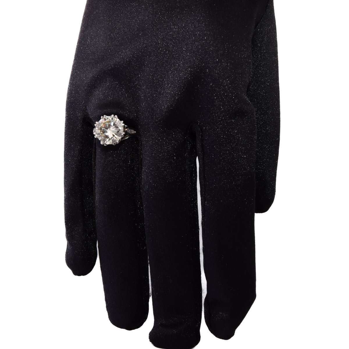 Retro Solitaire Diamond Ring, 3.01 Carats, Platinum   An279 (000419)-photo-8