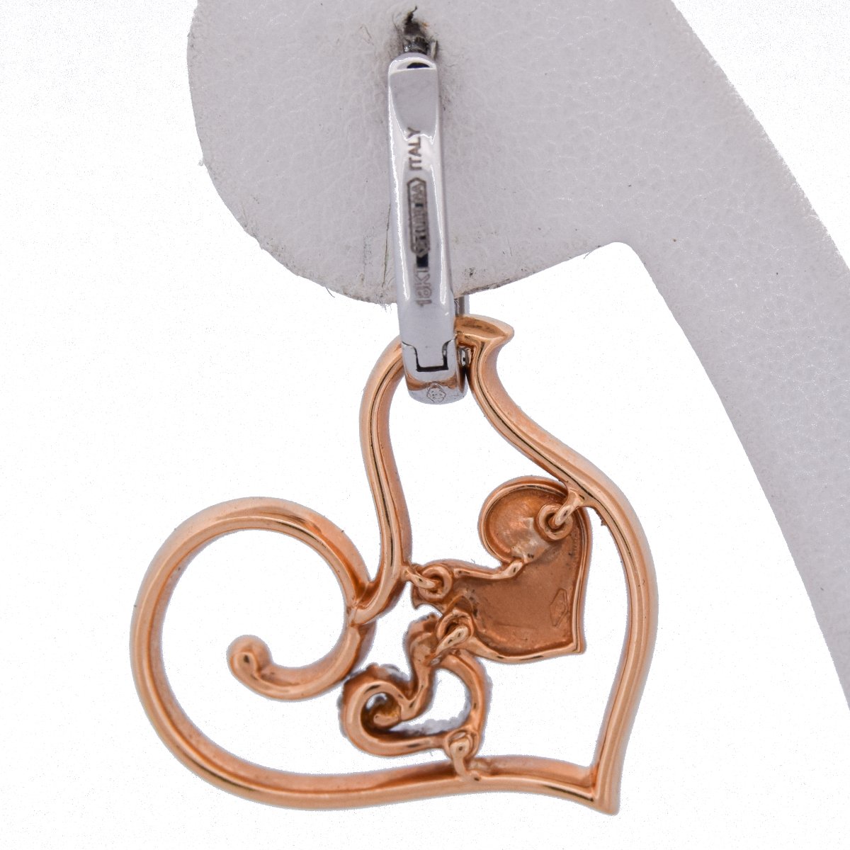 Boucles d’Oreilles Chantecler Diamants Or Jaune et Blanc 18 Carats    OR31 107-53 (00519)-photo-2