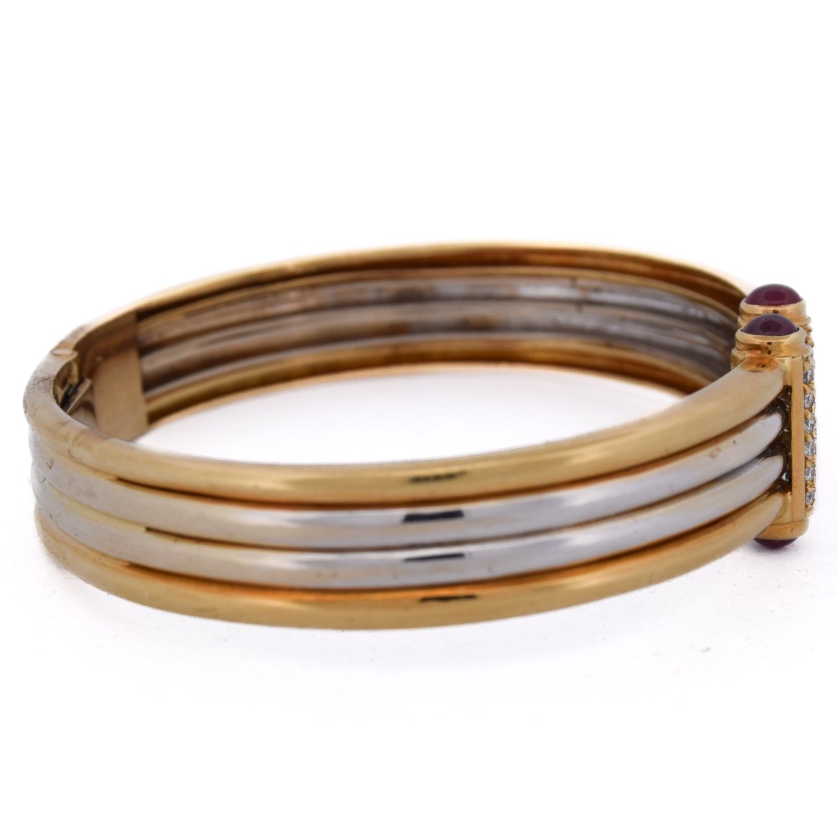 Bracelet Piaget Or 18k Diamants et Rubis    BR107 114-66 (00549)-photo-4