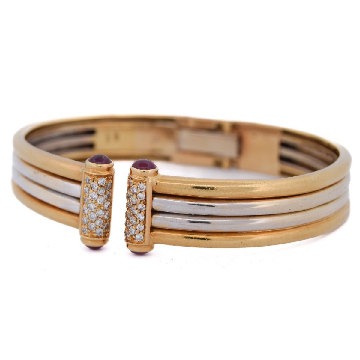 Bracelet Piaget Or 18k Diamants et Rubis    BR107 114-66 (00549)-photo-4