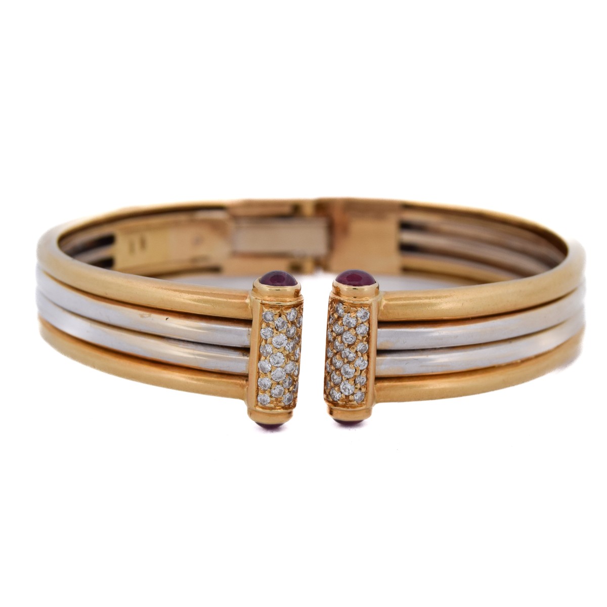 Bracelet Piaget Or 18k Diamants et Rubis    BR107 114-66 (00549)