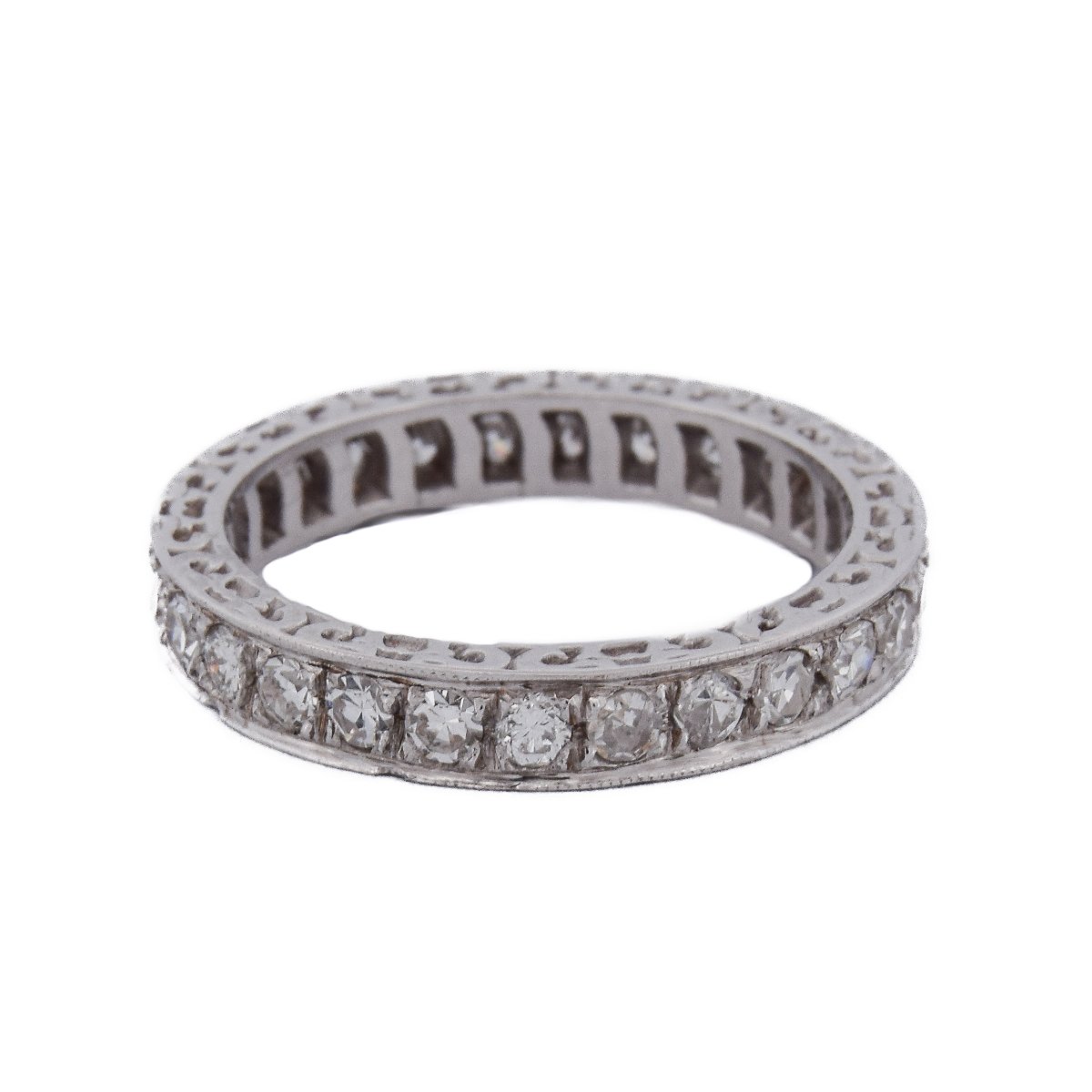 Modern Eternity Ring In 18-karat Gold With 1.35 Carats Of Diamonds  An267-photo-2