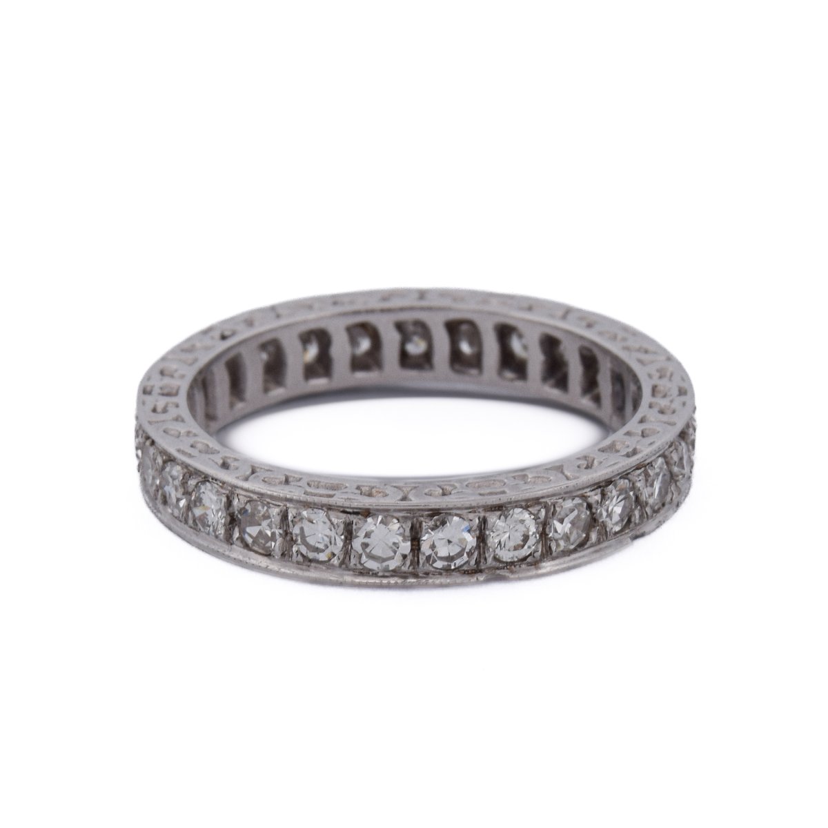 Modern Eternity Ring In 18-karat Gold With 1.35 Carats Of Diamonds  An267-photo-3