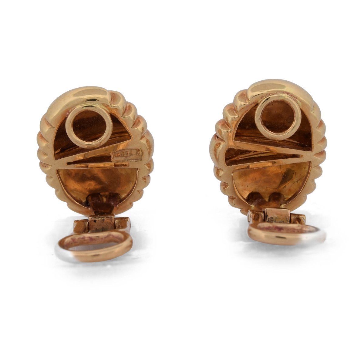 Vintage Set In 18-karat Yellow Gold And Diamonds, Including A Ring And Earrings    Pr2 ‘(00029)-photo-6