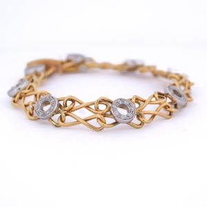 Bracelet en or 18 kt avec diamants BR54 114-40