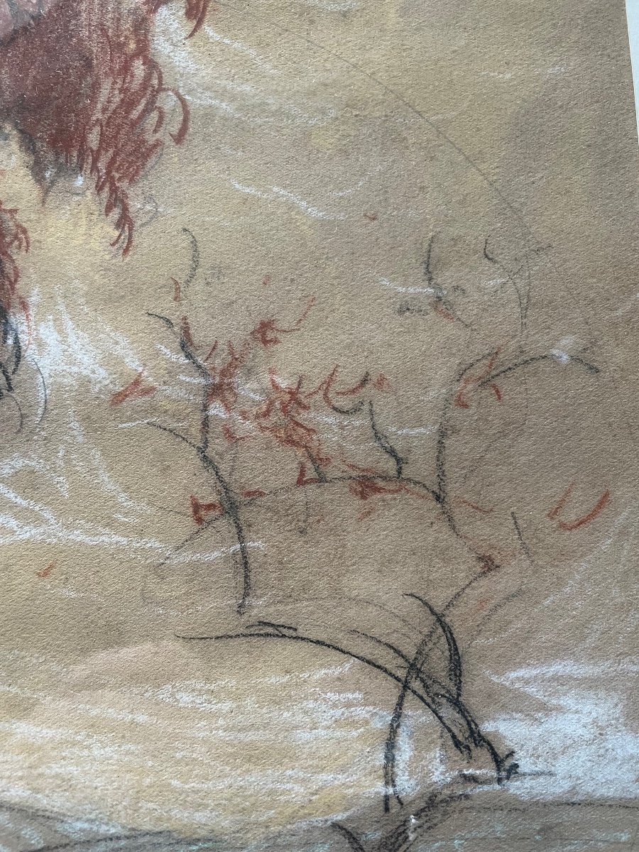 Charcoal Drawing By R.lataste-photo-2