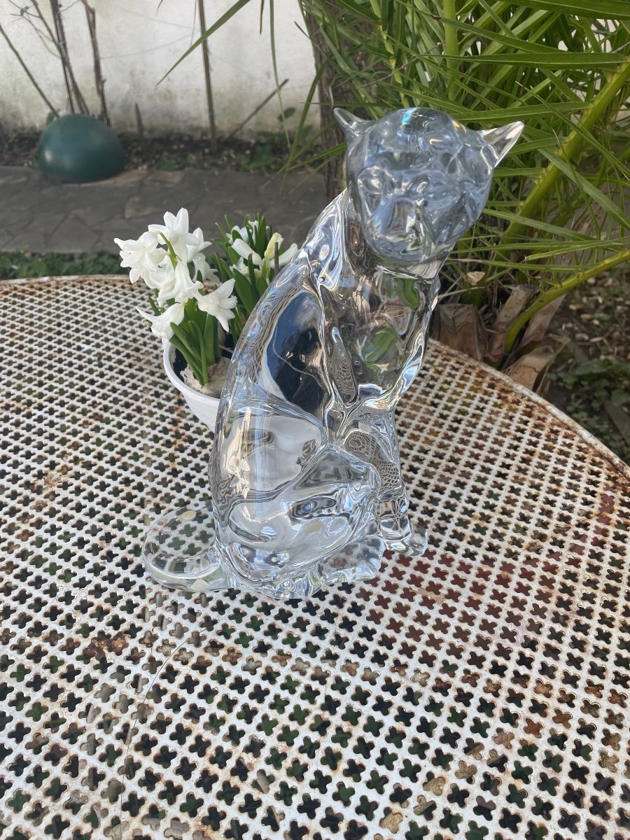 Baccarat Crystal Panther Seat-photo-6