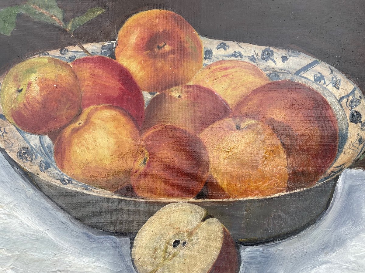 Still Life With Apples By Van Hove-photo-3