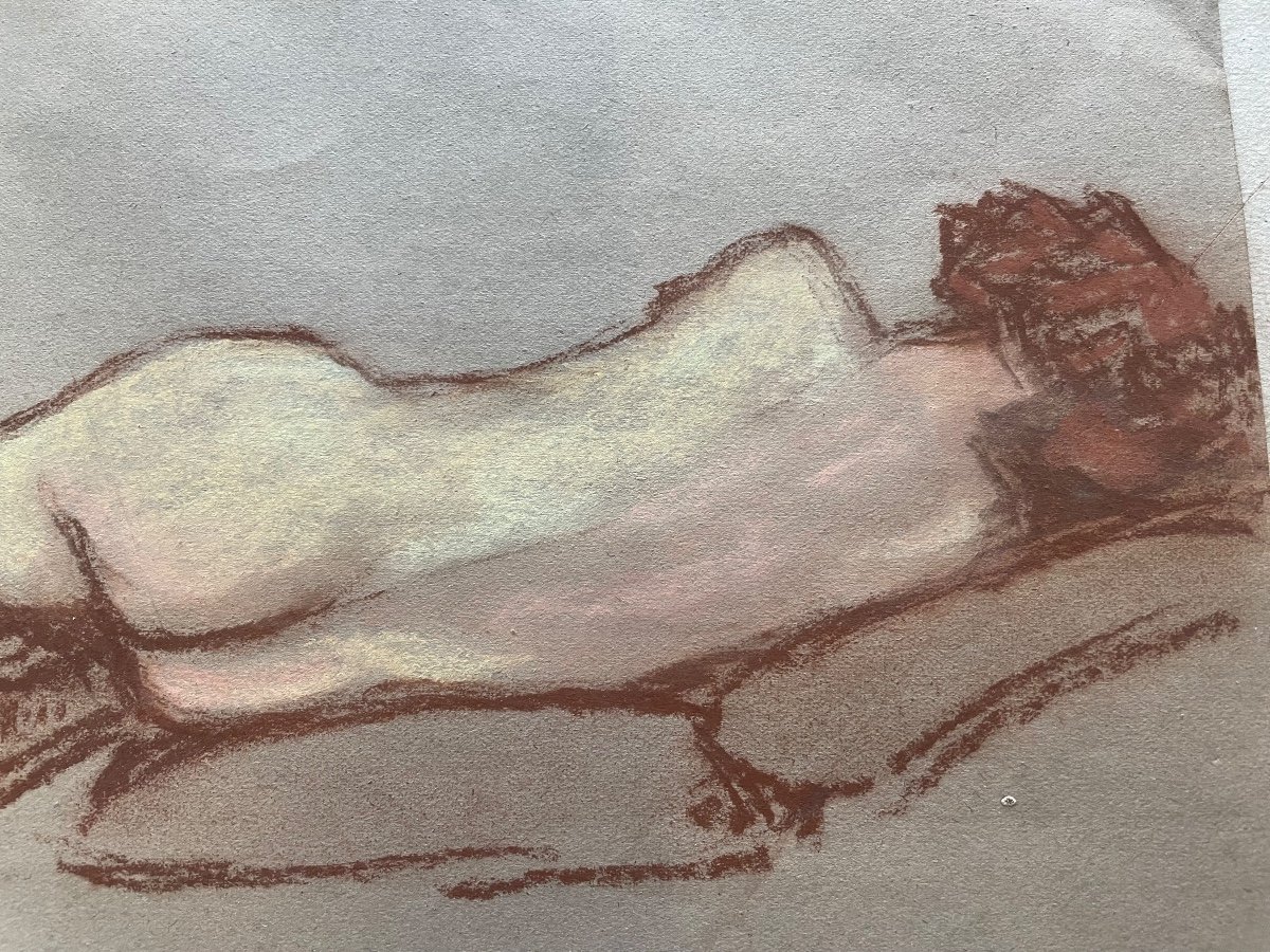 Nue De Pierre Ribera . Pastel 