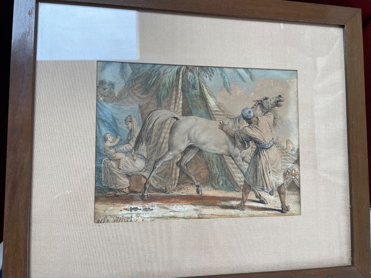 Le Cheval Arabe De Carle Vernet -photo-2