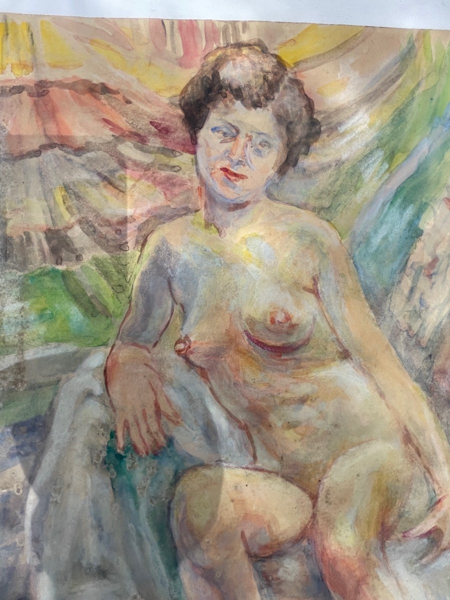 Aquarelle Femme Nue -photo-4