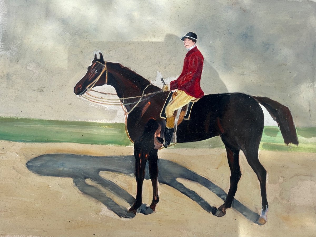 Jockey And His Horse De Bazeilles-photo-3