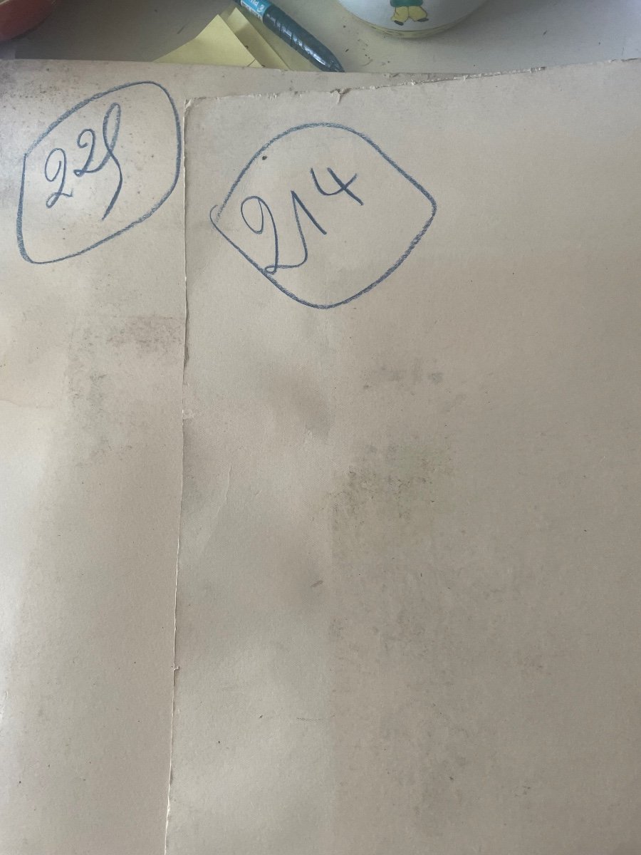 Pair Of Drawings By Edy Legrand-photo-5