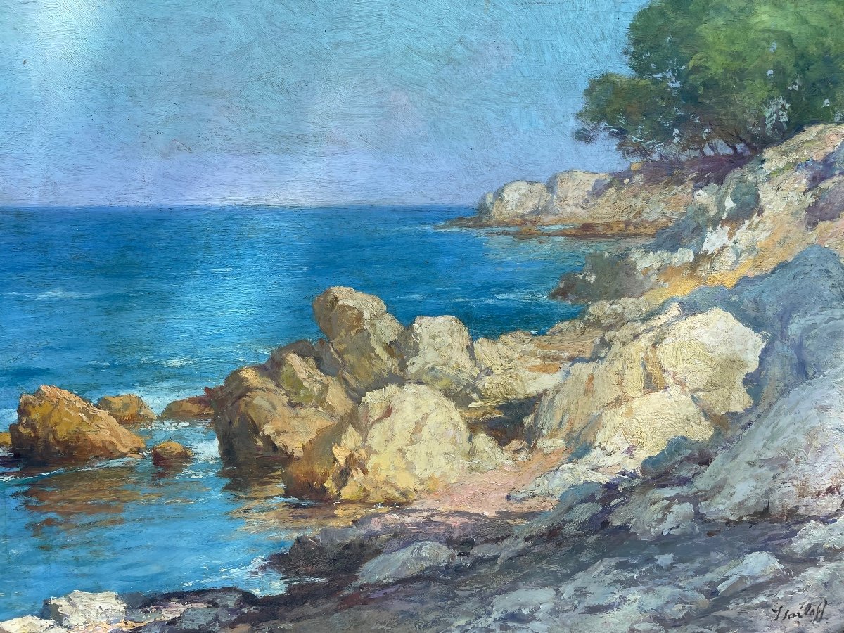 Coastal Landscape By Alexandre Isailoff-photo-5