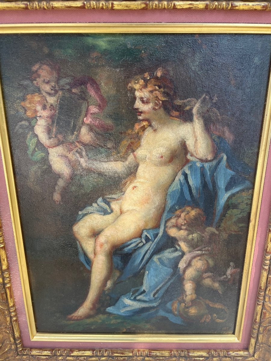 Femme Nue Aux Angelots 