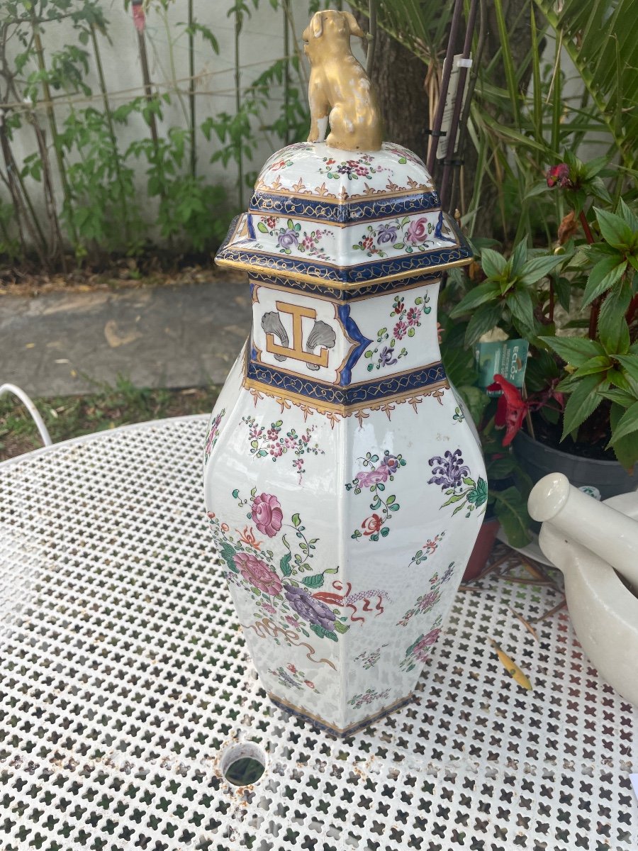 Nineteenth Samson Porcelain Vase-photo-4