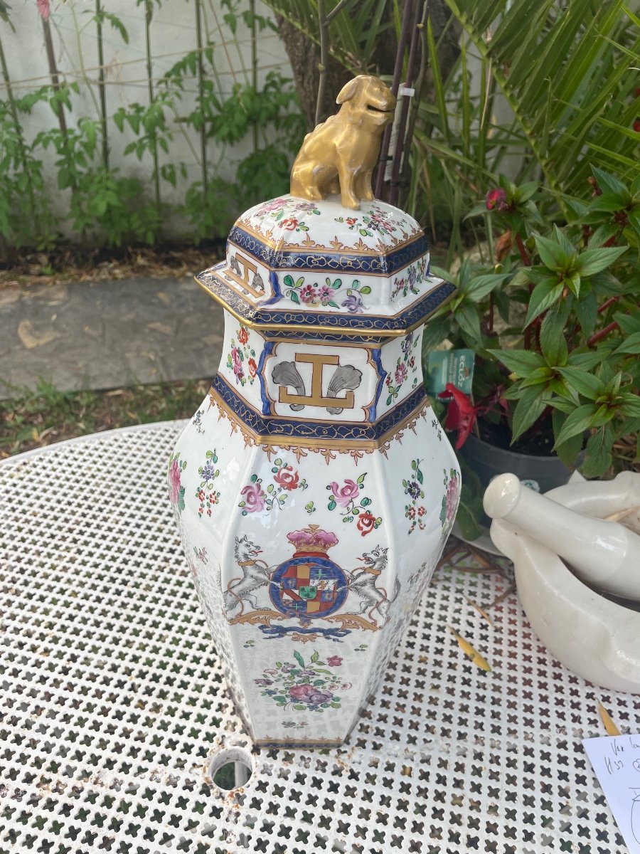 Nineteenth Samson Porcelain Vase