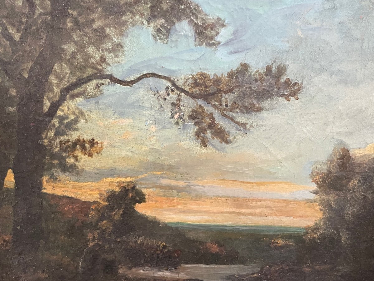 Seascape By Louis Auguste Auguin-photo-2