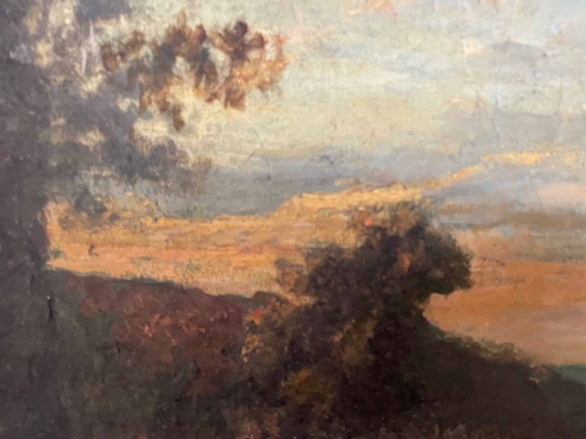 Seascape By Louis Auguste Auguin-photo-6