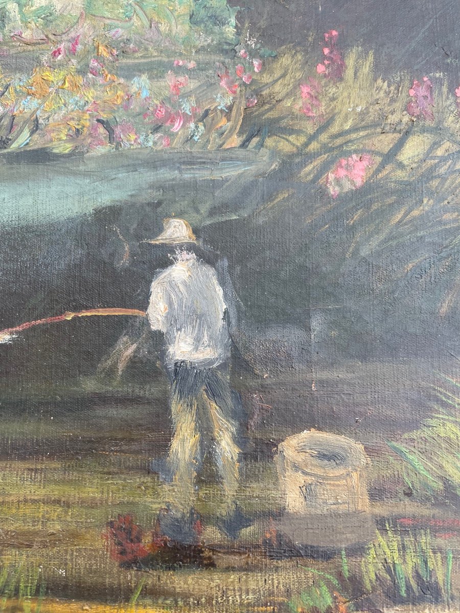 Le Pêcheur et sa canne 