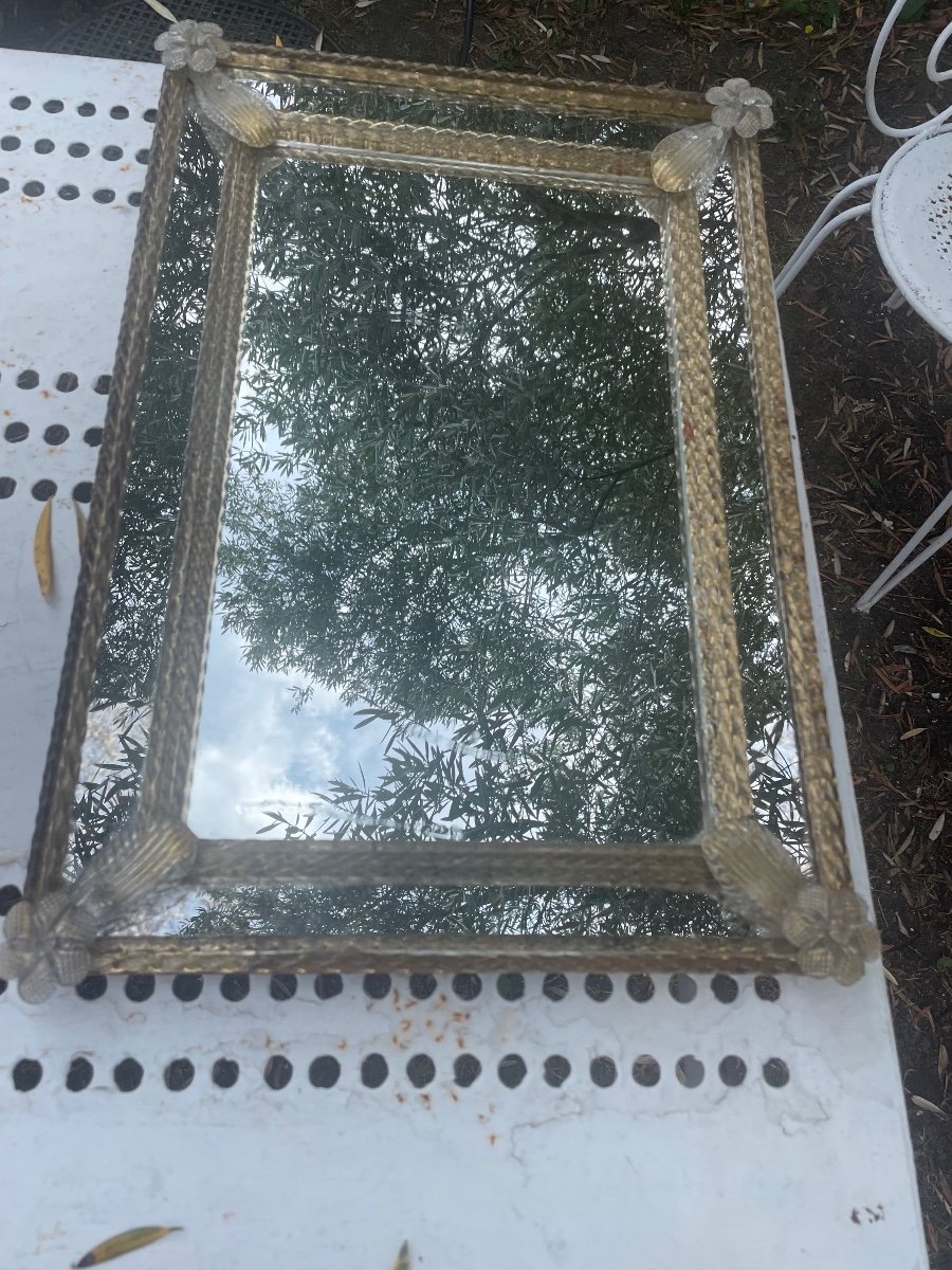 19th Century Venice Bedroom Mirror-photo-3