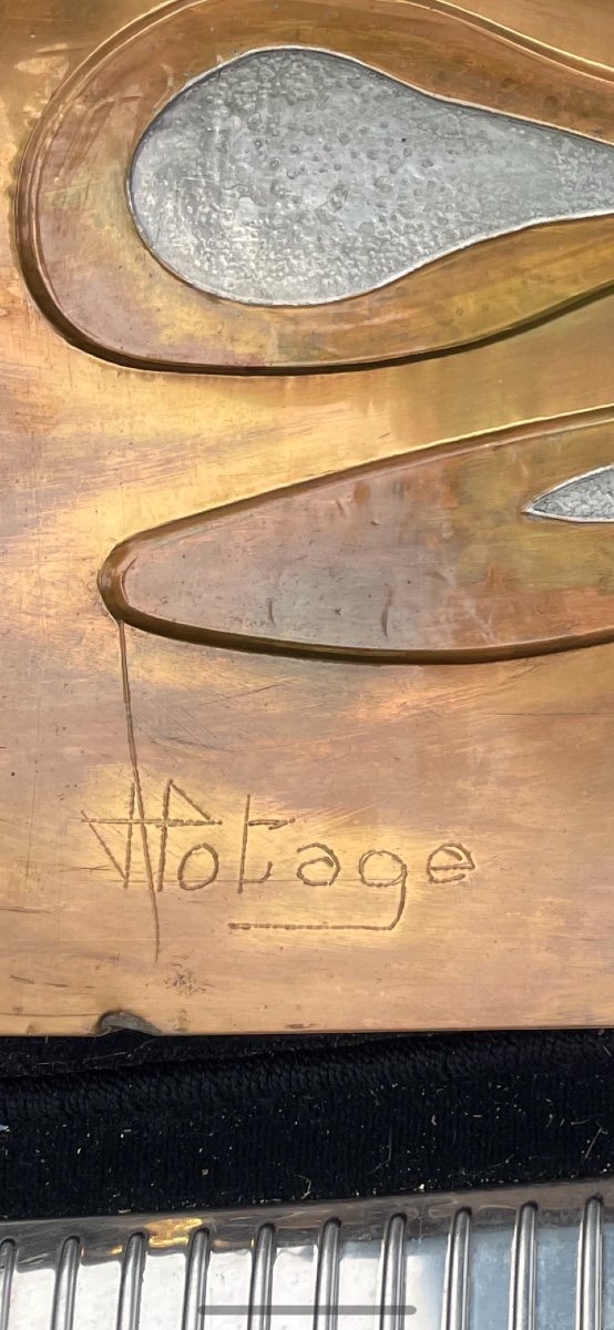 Panneau Métal De Jacques André Potage -photo-1