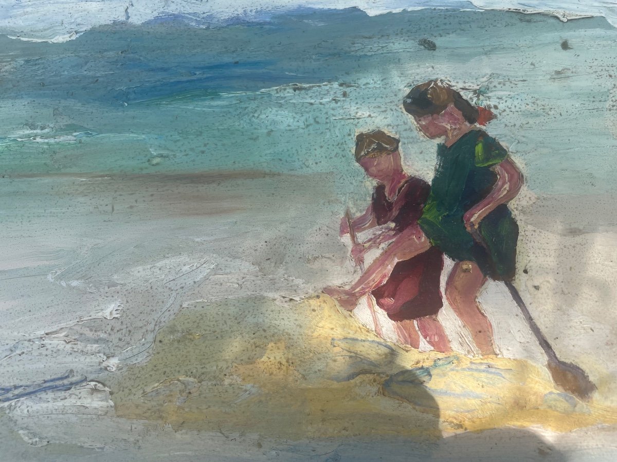 Kids And Model Boats On The Beach-photo-5
