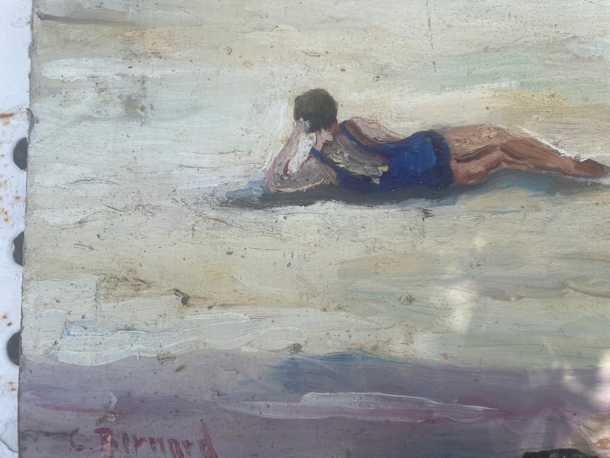 La Plage Et Ses Baigneurs De Claude Bernard -photo-2