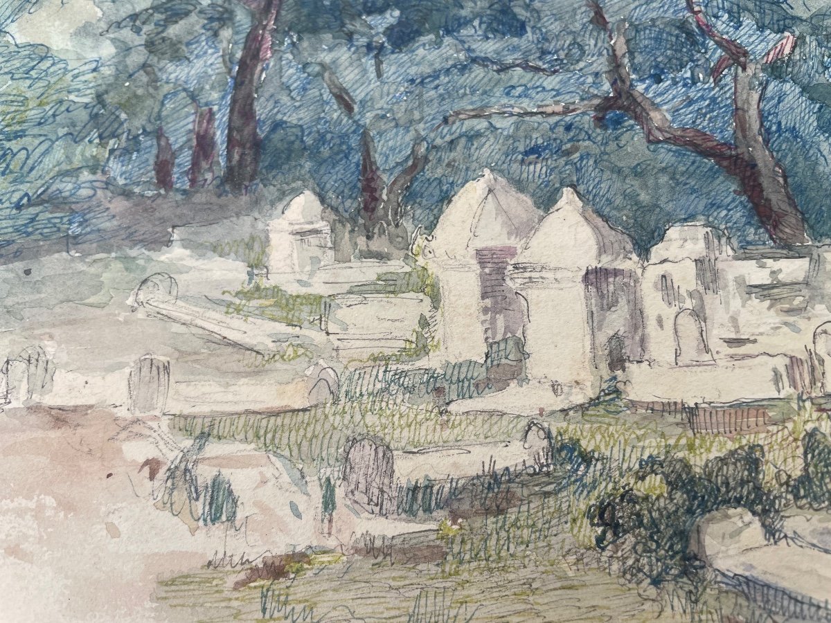 Orientalist Watercolor Blida-photo-1