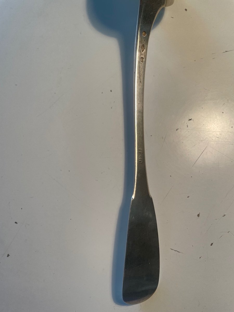 Cuillère à Ragout En Argent De Dutrevis -photo-3