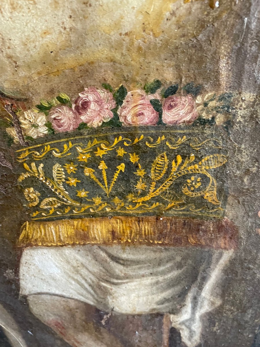 Tableau Religieux XVIIIeme -photo-2