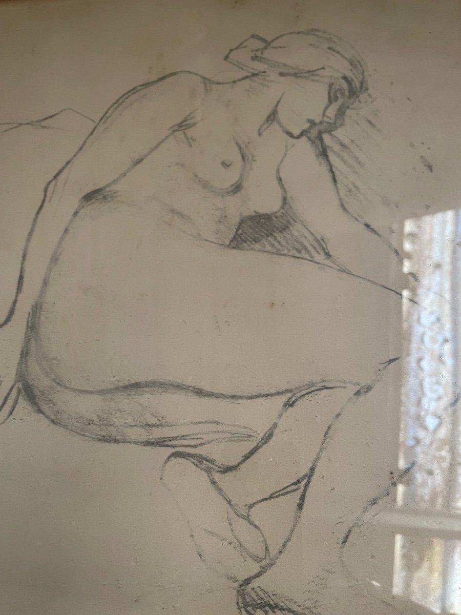 Nude Drawing By Steinlen-photo-3