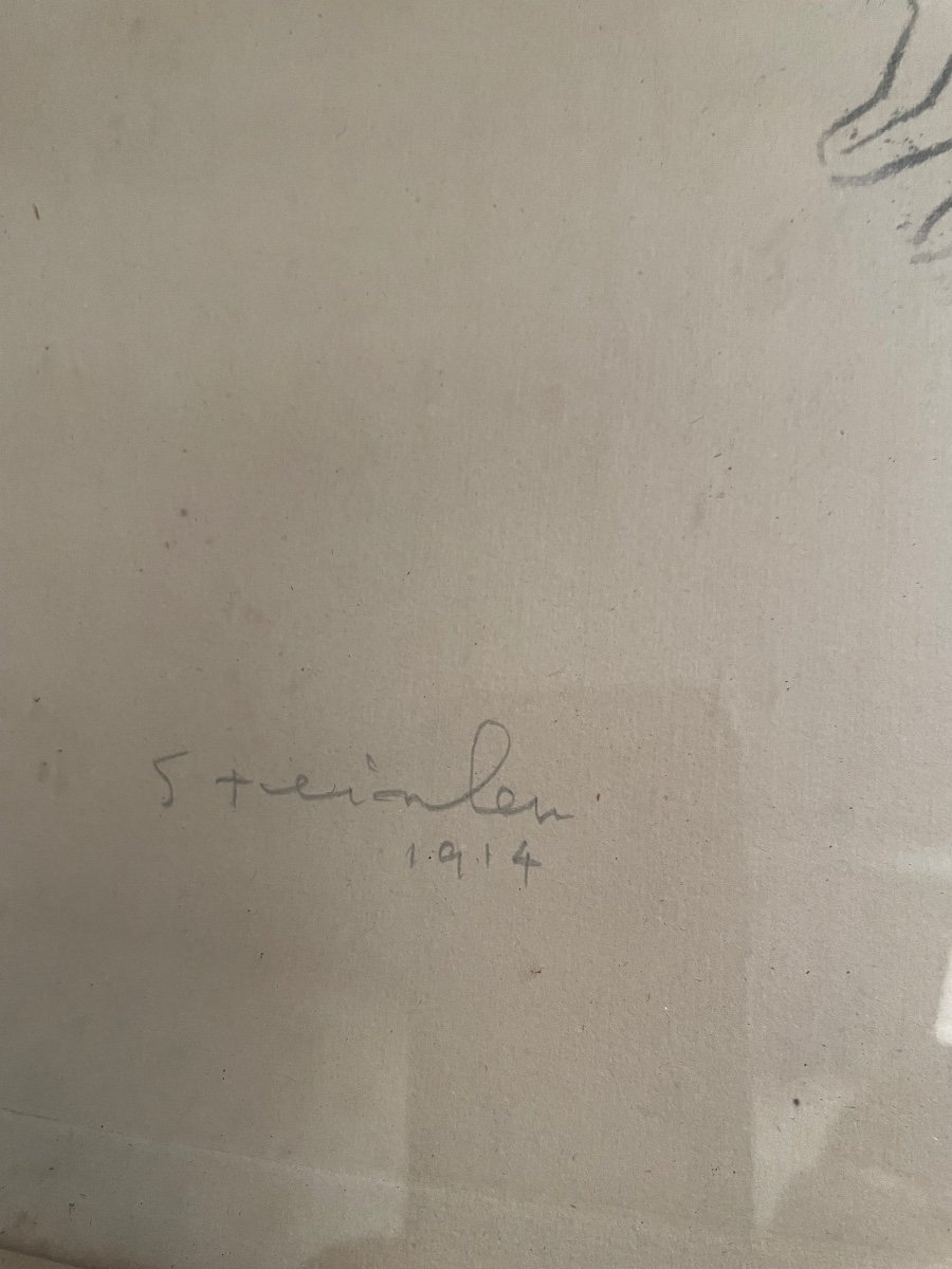 Nue Dessin De Steinlen 