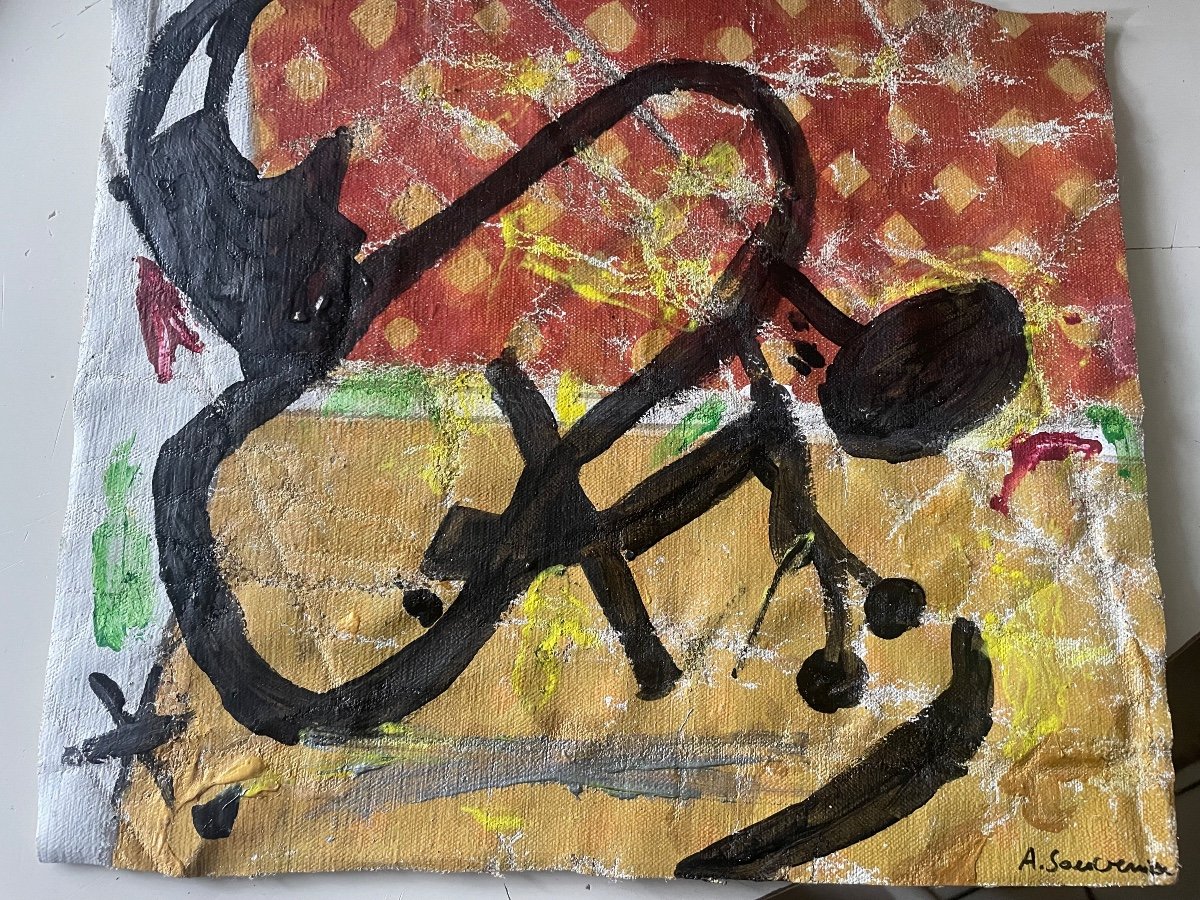 Huile Abstraite De Sauvenier 