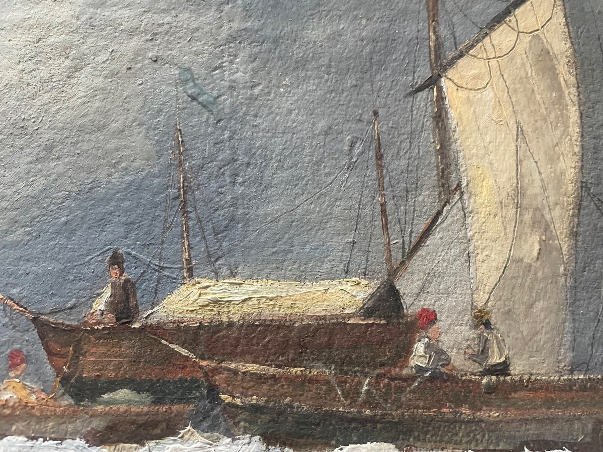 Barques De Pêche à Voile -photo-2
