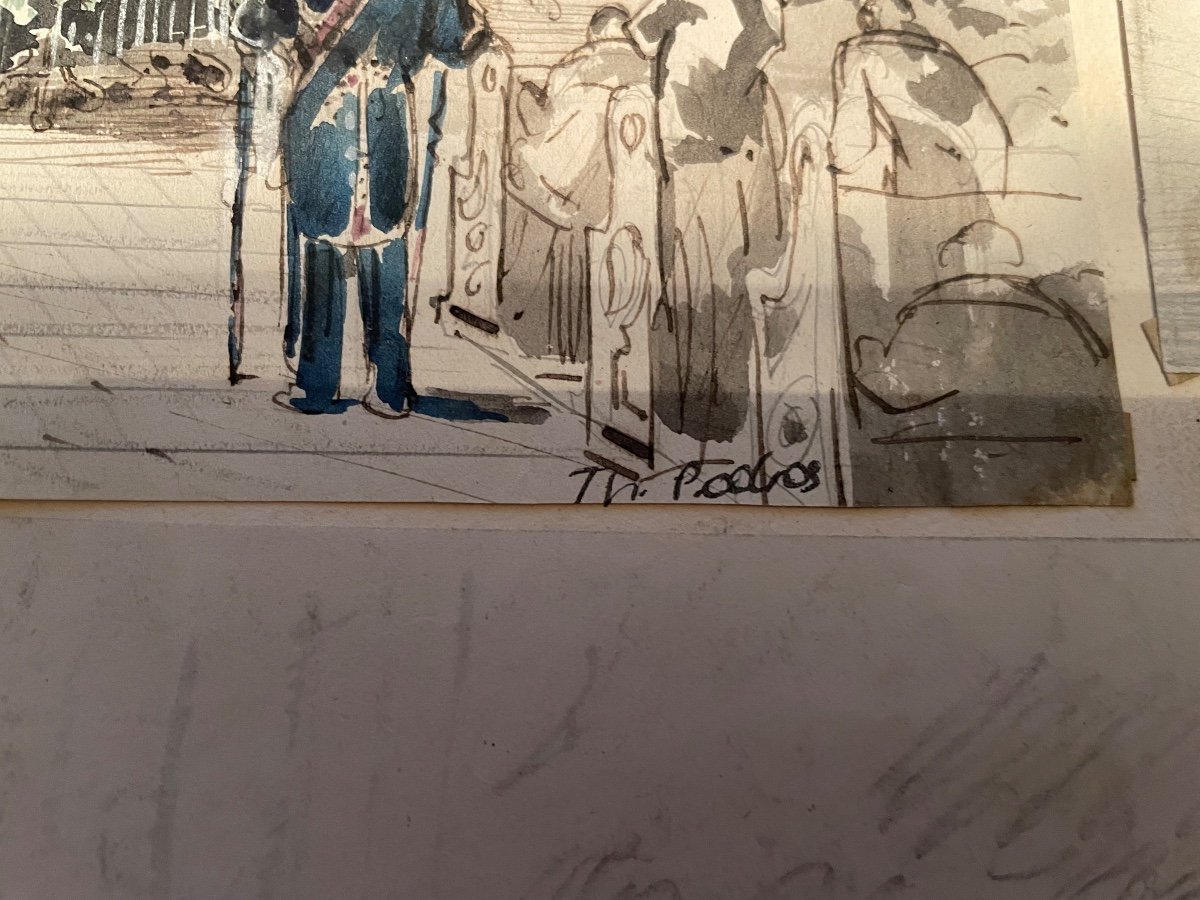 Plate Of Three Drawings-photo-4