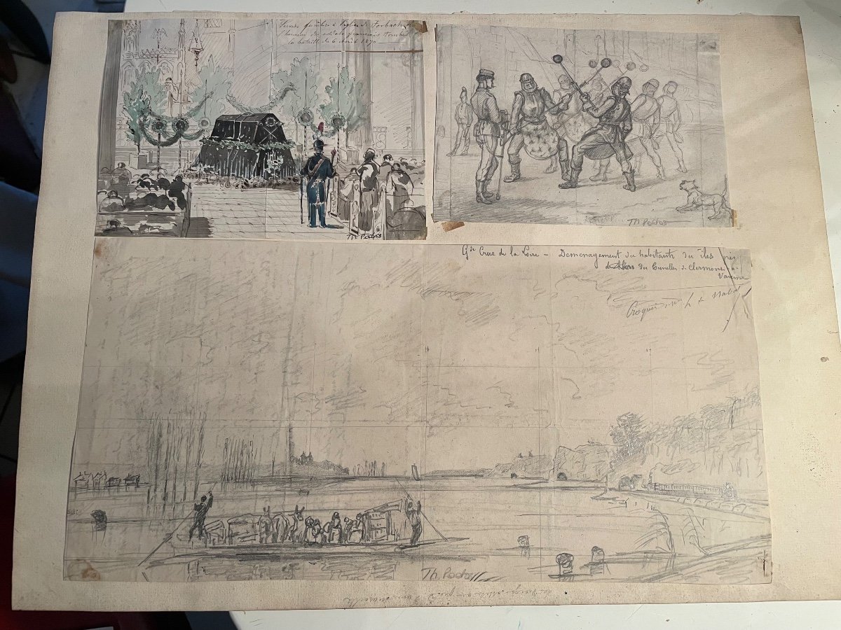 Plate Of Three Drawings-photo-8