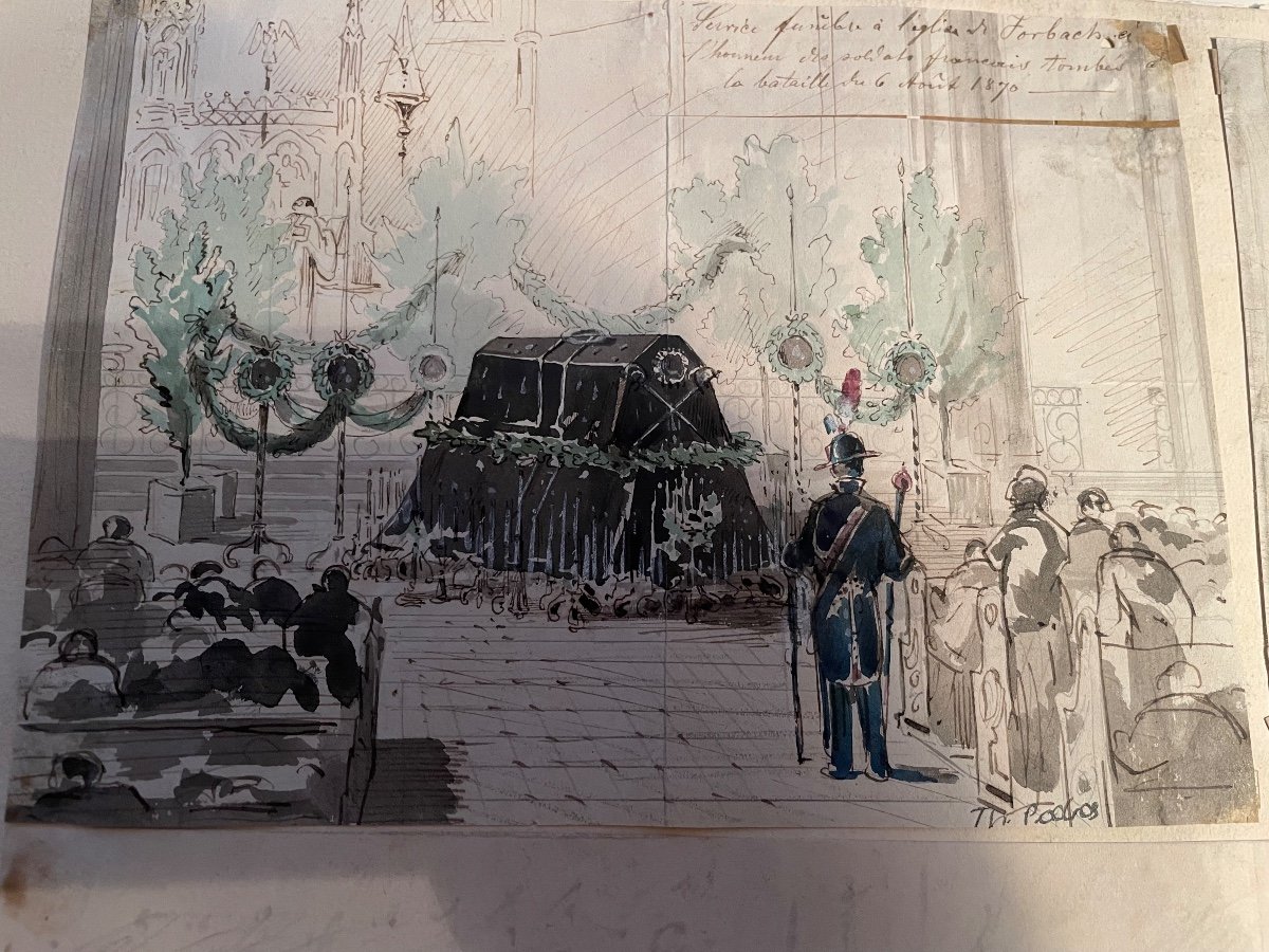 Plate Of Three Drawings