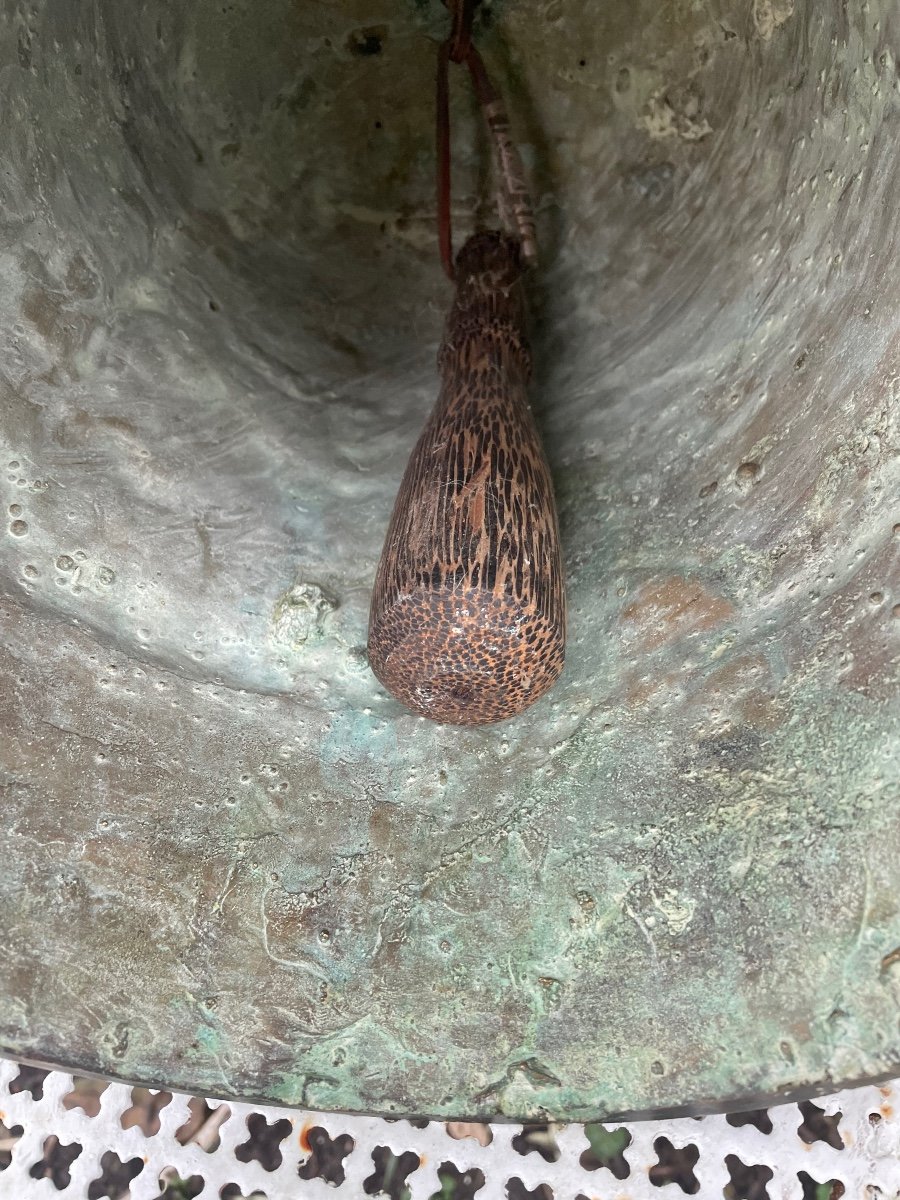 Asian Bronze Temple Bell-photo-3