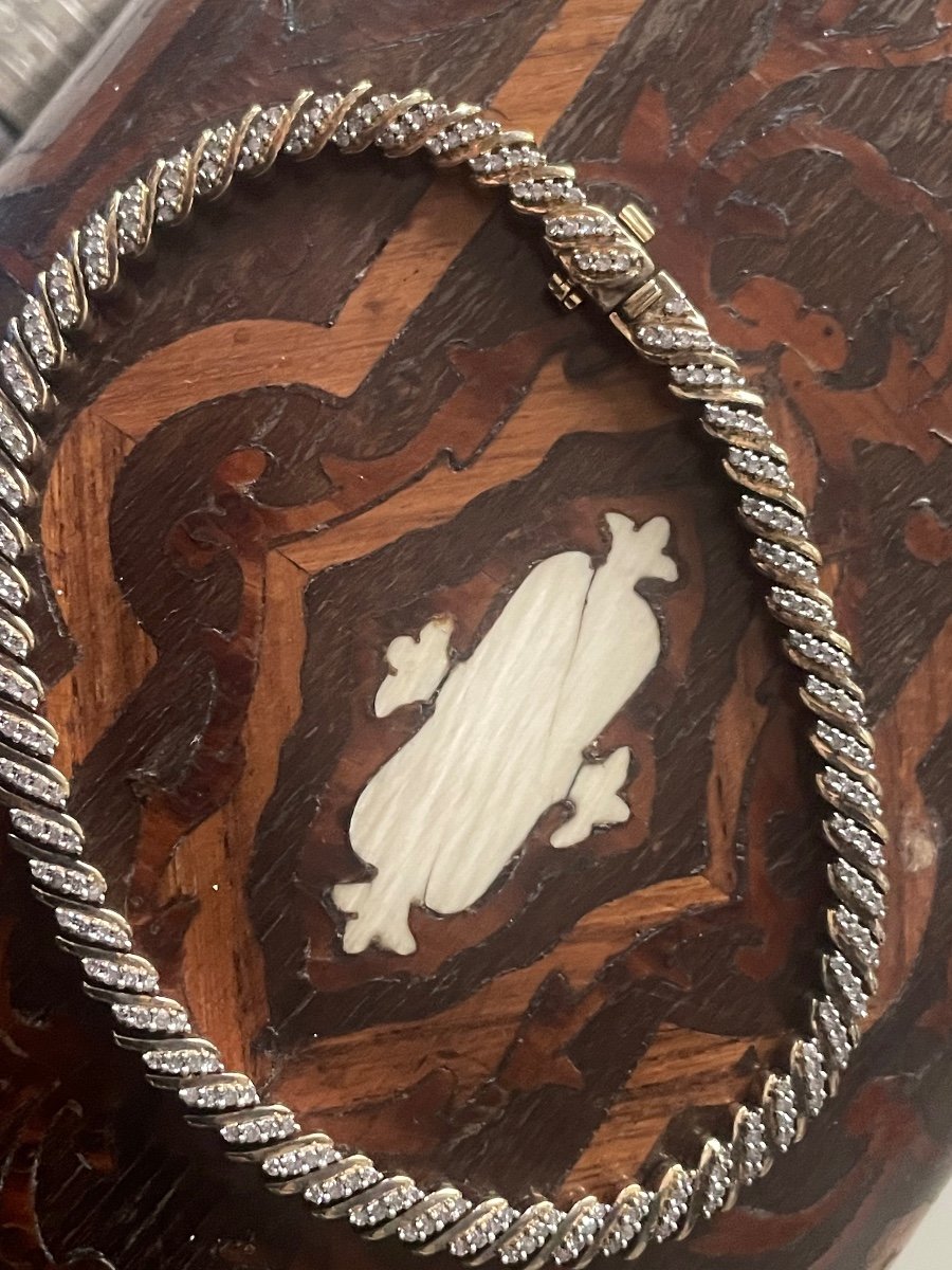 Silver Bracelet And River Of Brilliants  