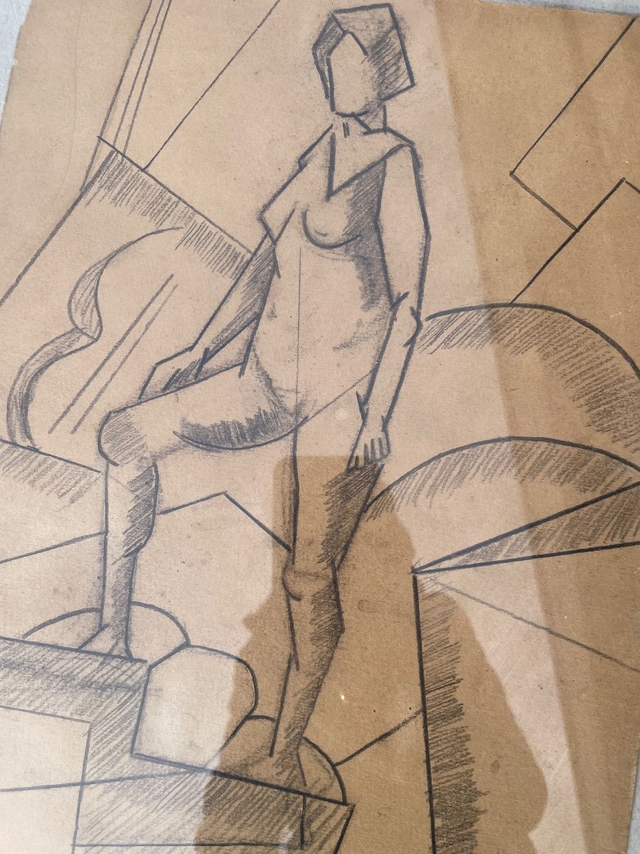 Cubist Woman Drawing -photo-4