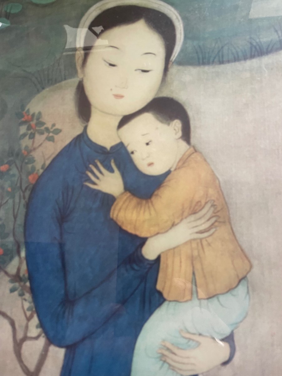 Engraving Of Mai Thu Mother And Child -photo-2