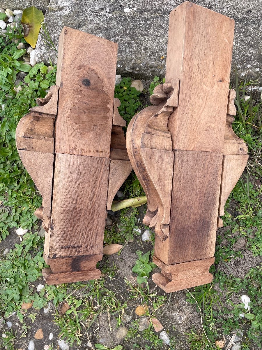 Couple Of Carved Wood Characters -photo-1