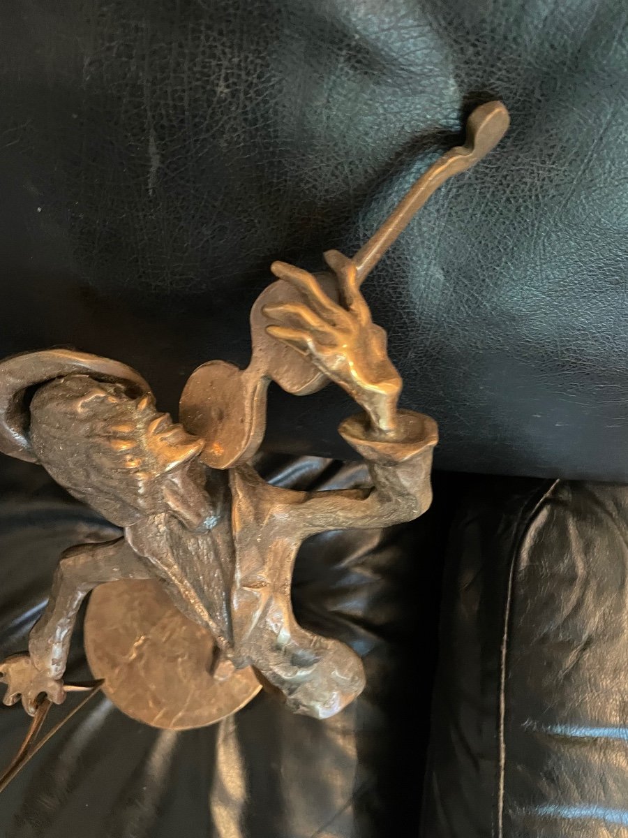 Bronze The Violinist By Yves Lohé-photo-3