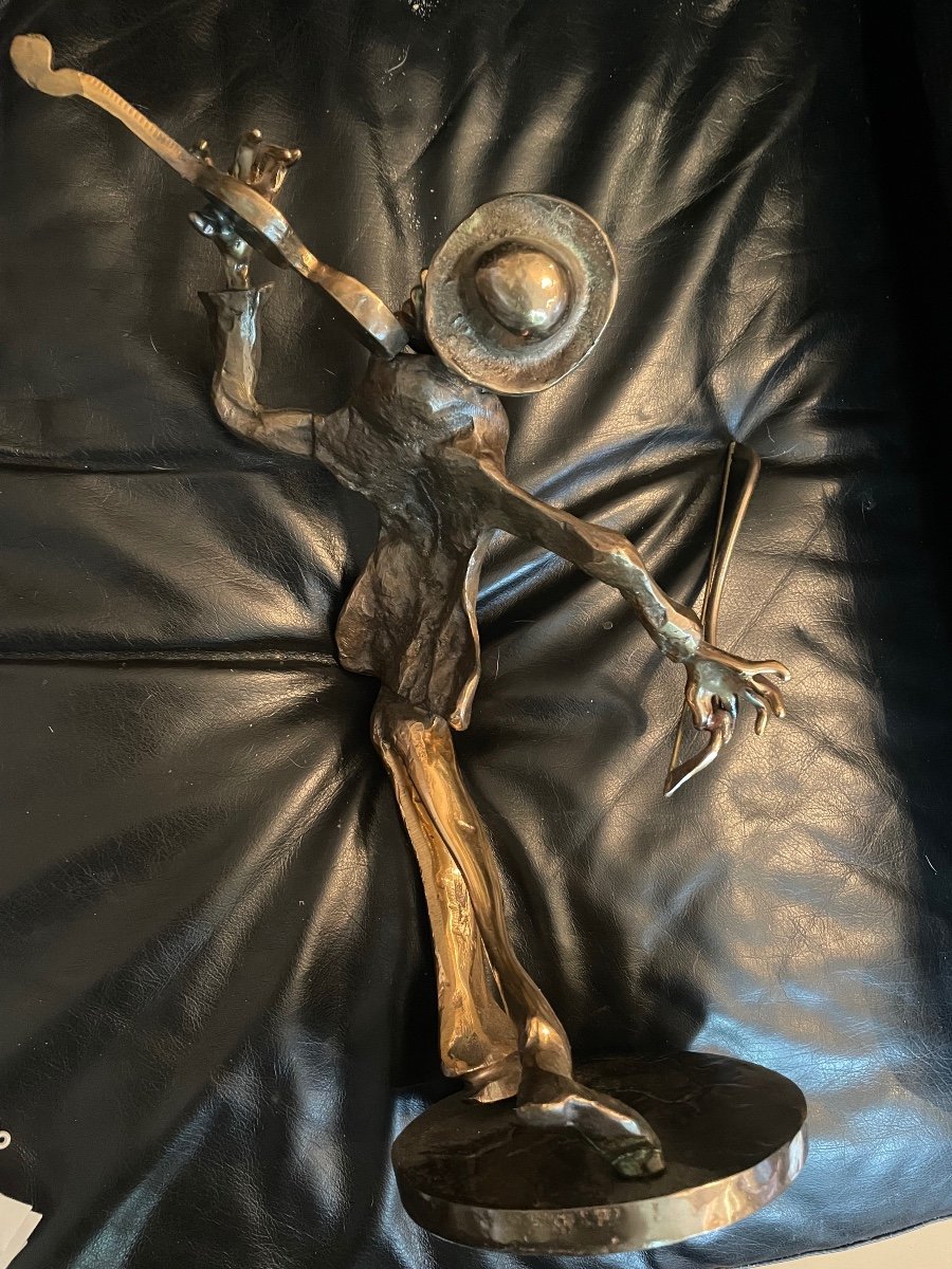 Bronze The Violinist By Yves Lohé-photo-7