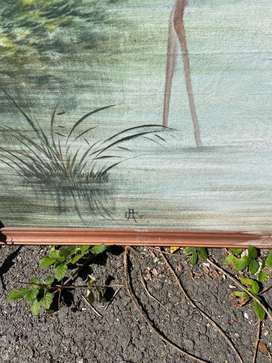 Pair Of Paintings On Silk -photo-4