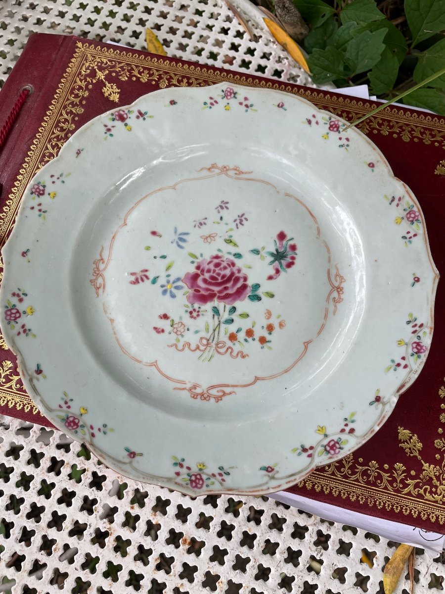 Porcelain Plate XVIII Eme Compagnie Des Indes -photo-4